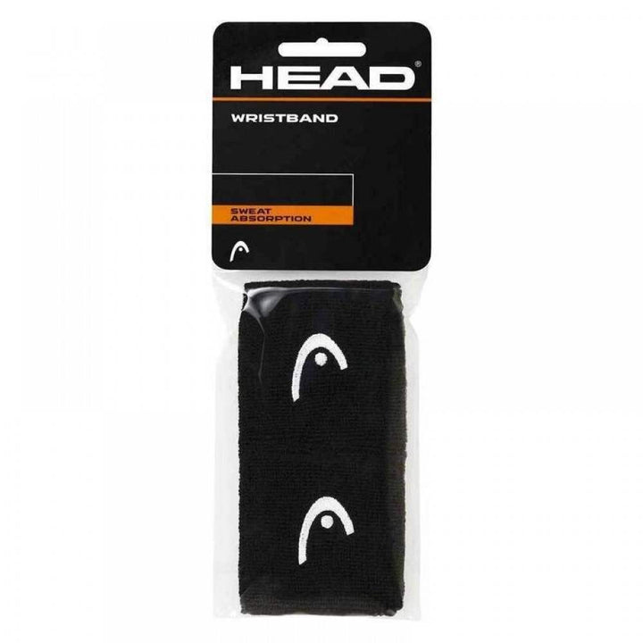 Munequeras Head Negro 2.5