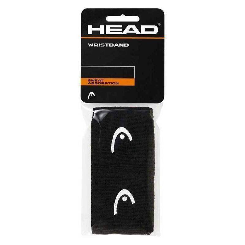 Munequeras Head Negro 2.5