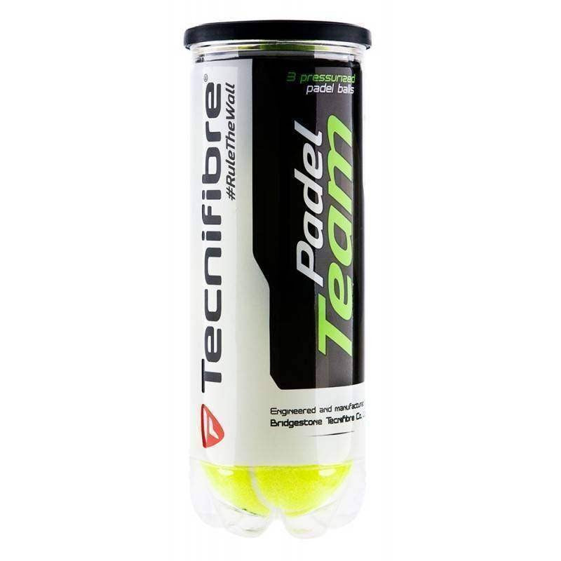 Can of 3 Tecnifibre Padel Team Balls