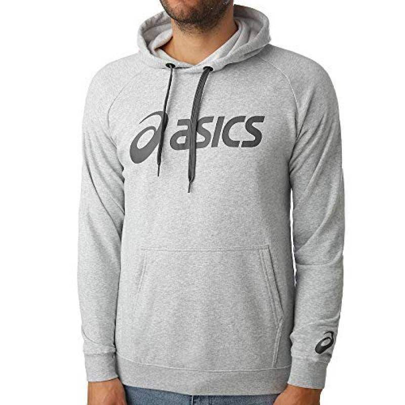 Sudadera Asics Performance Logo Grande Gris