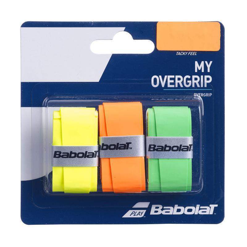 Blister Babolat My Overgrip Yellow Orange Green 3 Units