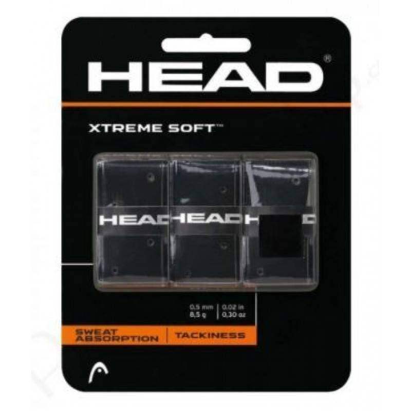 Blister Head Xtreme Soft Preto 3 Overgrips