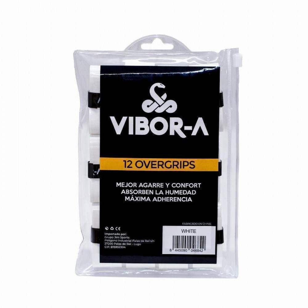 Vibora Bolsa Branca Lisa 12 Overgrips