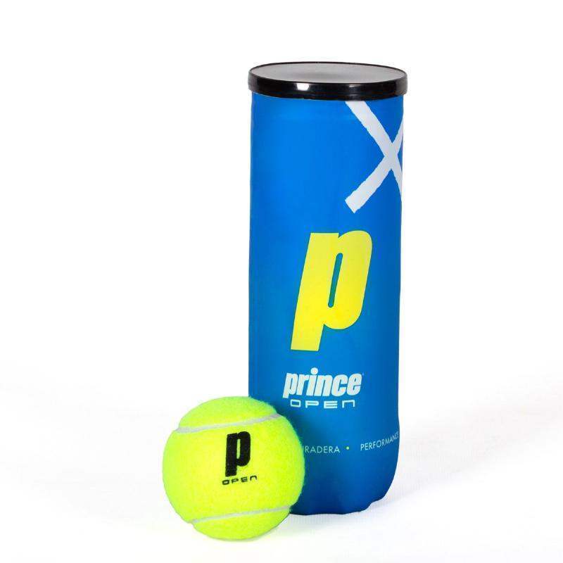 Lata de 3 bolas abertas Prince Padel