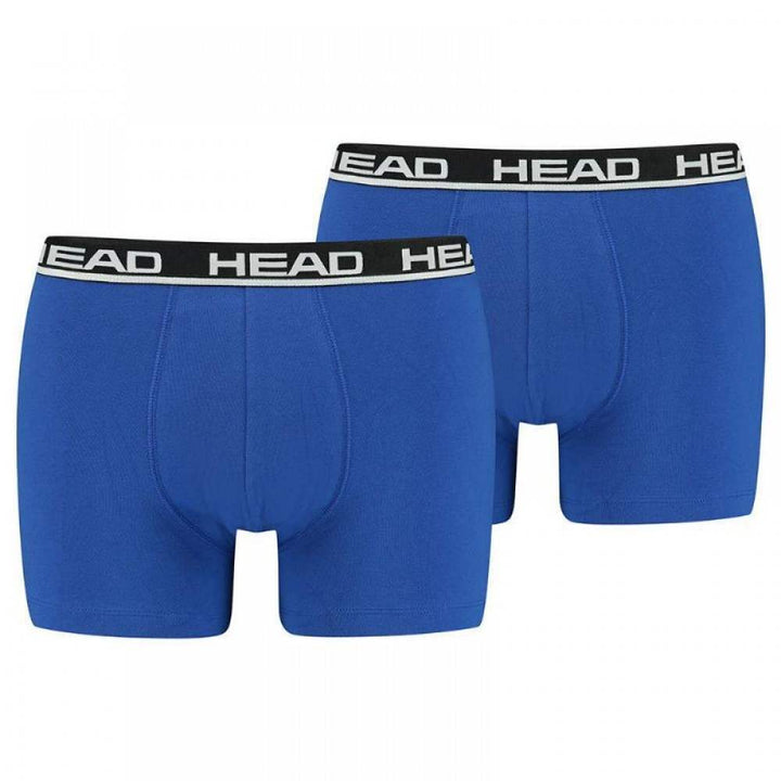 Boxers Head Basic Azul Negro 2 Unidades