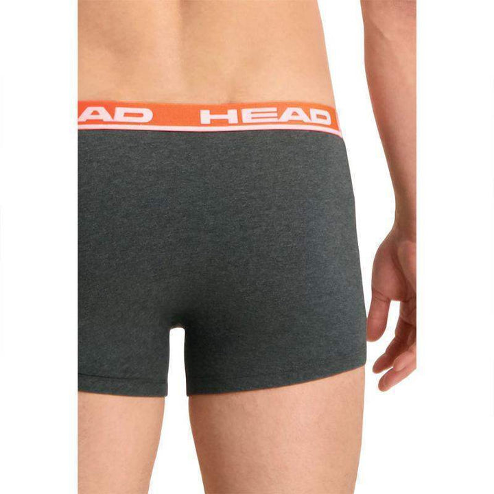 Head Boxers Basic Cinzento Vermelho 2 Unidades