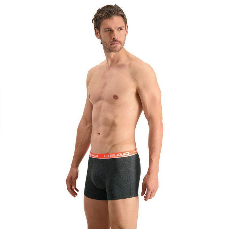 Head Basic Boxers Gray Red 2 Units