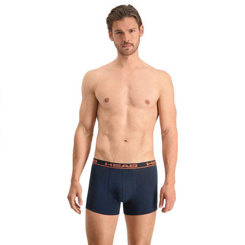 Head Basic Boxers Navy Orange 2 Units