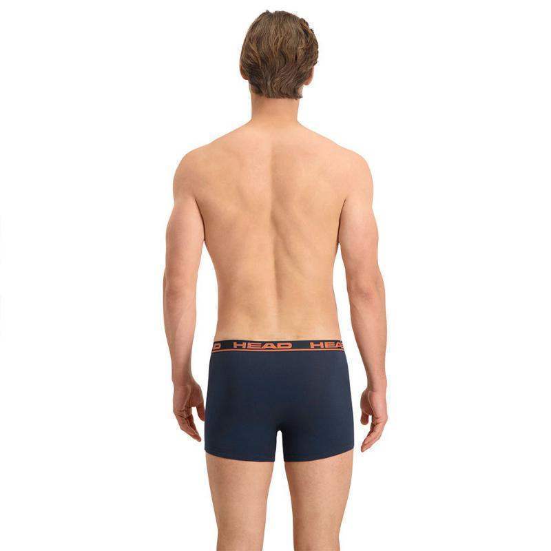 Head Basic Boxers Navy Orange 2 Units