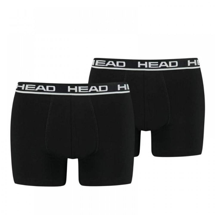 Head Boxers Pretos Básicos 2 Unidades