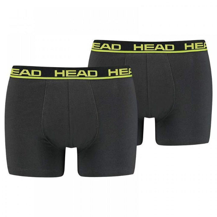 Head Boxers Basic Preto Limão 2 Unidades