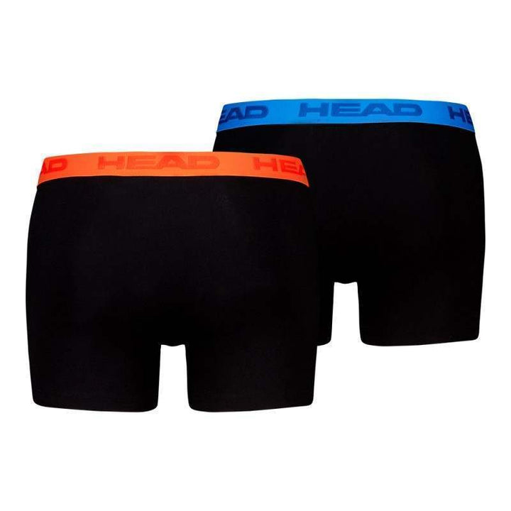 Boxers Head Naranja Azul Negro 2 Unidades