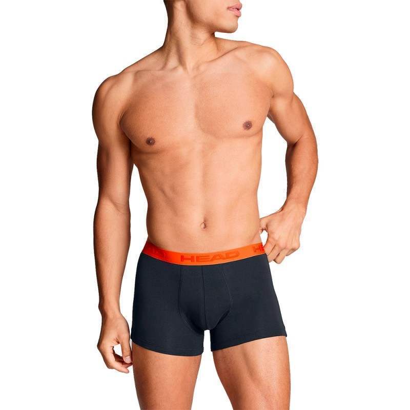 Boxers Head Naranja Azul Negro 2 Unidades