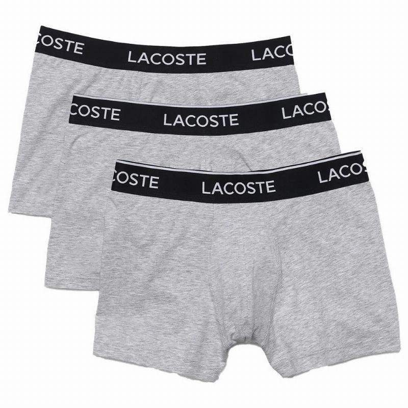 Lacoste Casual Boxers Gray Vigore 3 Units