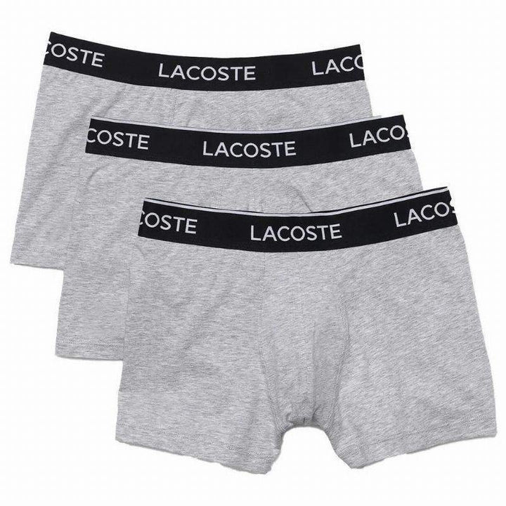 Lacoste Casual Boxers Gray Vigore 3 Units