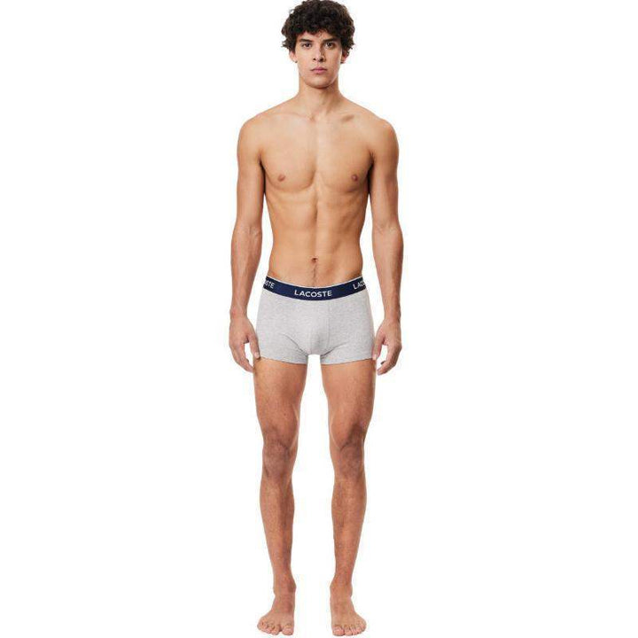 Lacoste Boxers Casual Cinza Vigore 3 Unidades