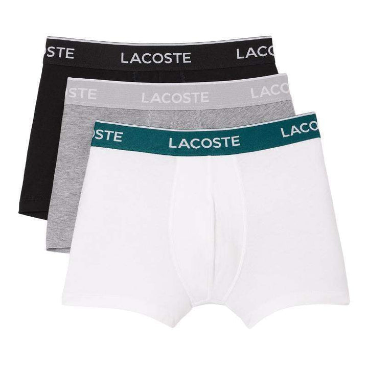 Lacoste Casual Boxers Black White Grey 3 Units