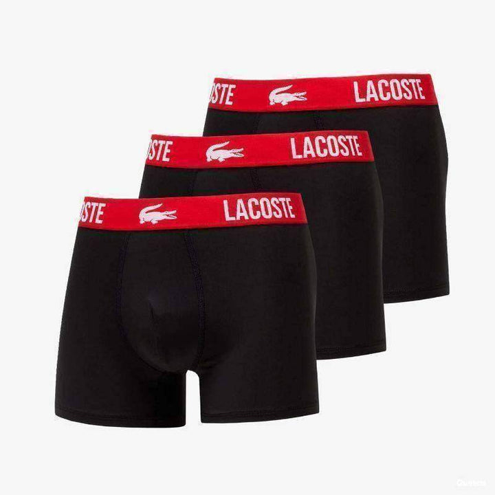 Lacoste Boxers Black Red 3 Units