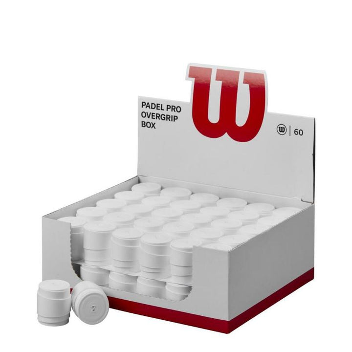 Caja Wilson Pro Padel Blanco 60 Overgrips
