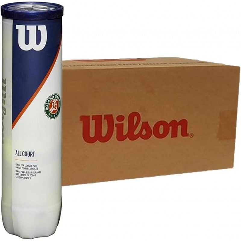 Box 72 Balls - 18 Cans of 4 Units - Wilson Roland Garros