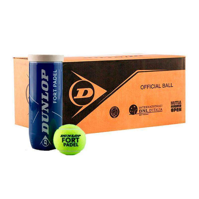 Gaveta 72 Bolas - 24 Latas de 3 unidades - Dunlop Fort Padel