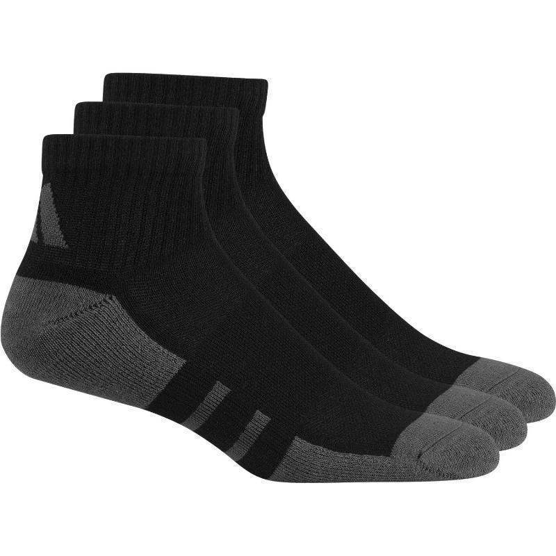 Calcetines Adidas Essentials Cushioned Quarter Negro Gris 3 Pares