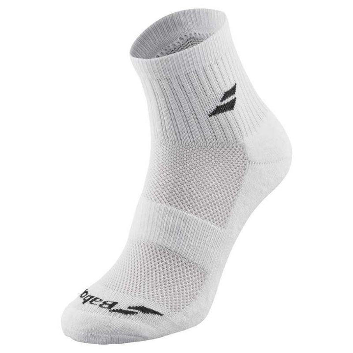 Babolat Quarter White Socks 3 Pairs