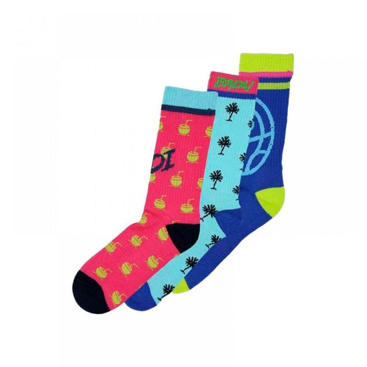 Bidi Badu Bold Bro II Crew Move Printed Socks