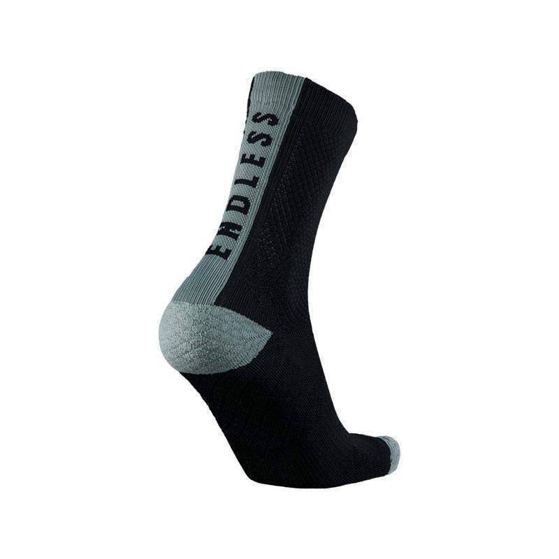 Endless SOX Medium Socks Black Gray