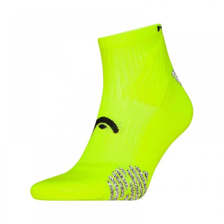 Head Performance Meias Padel Quarter Amarelo Fluor 1 Par