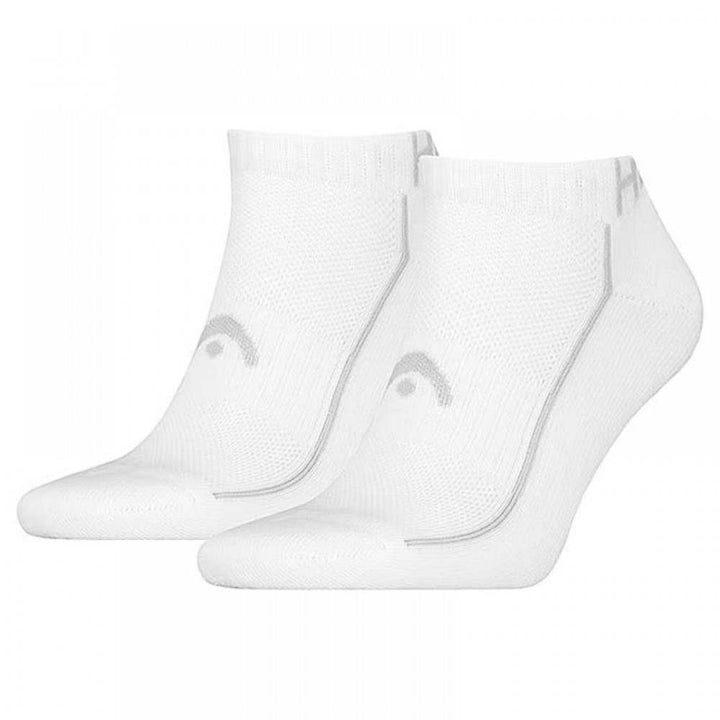 Calcetines Head Performance Sneaker Blanco Gris 2 Pares