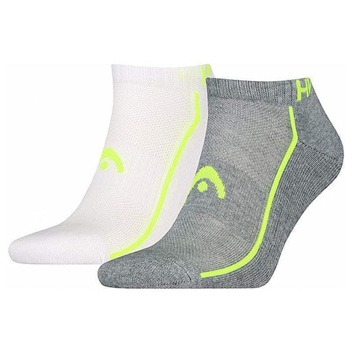 Calcetines Head Performance Sneaker Blanco Gris Lima 2 Pares