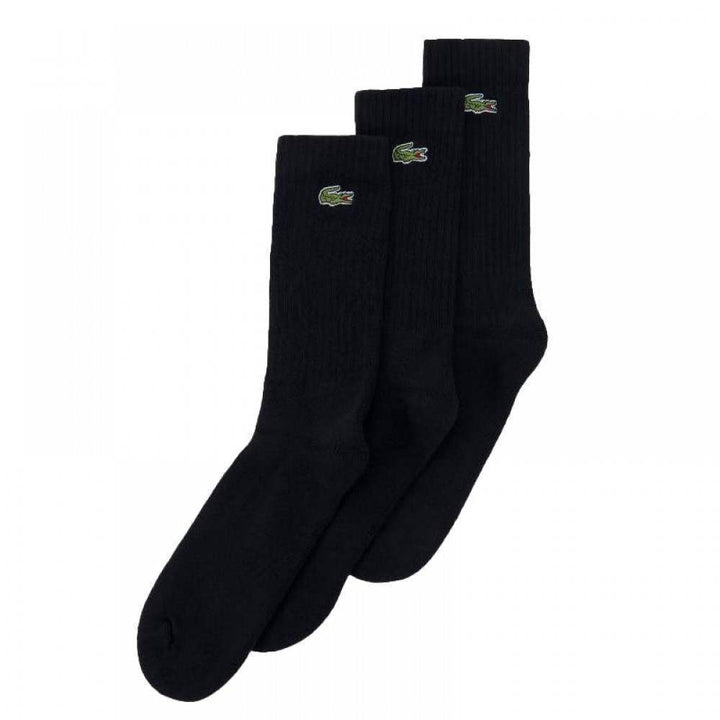 Lacoste Sport High Cut Socks Black 3 Pairs