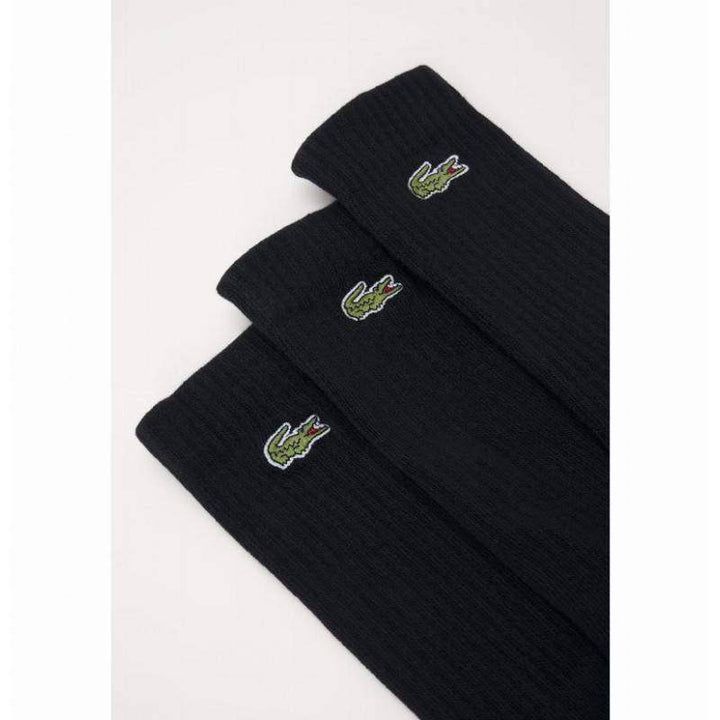 Lacoste Sport High Cut Socks Black 3 Pairs