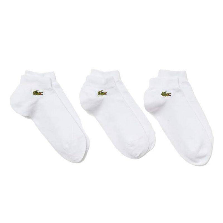 Lacoste Sport Low Cut Socks White 3 Pairs
