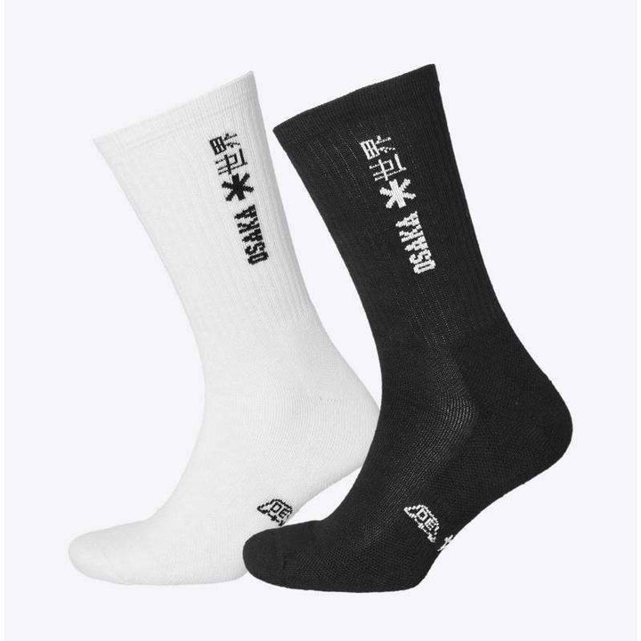 Osaka Socks White Black 2 Pairs