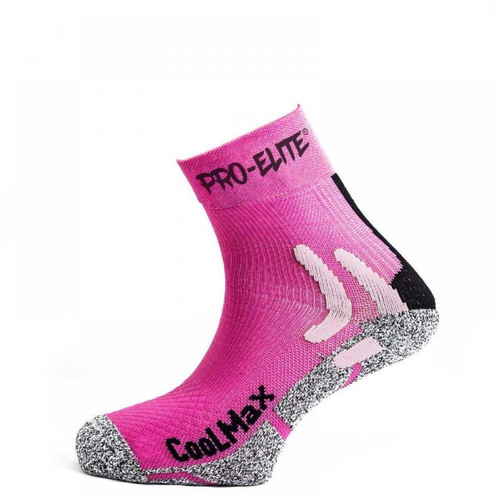 Pro Elite Coolmax Pink Socks 1 Pair