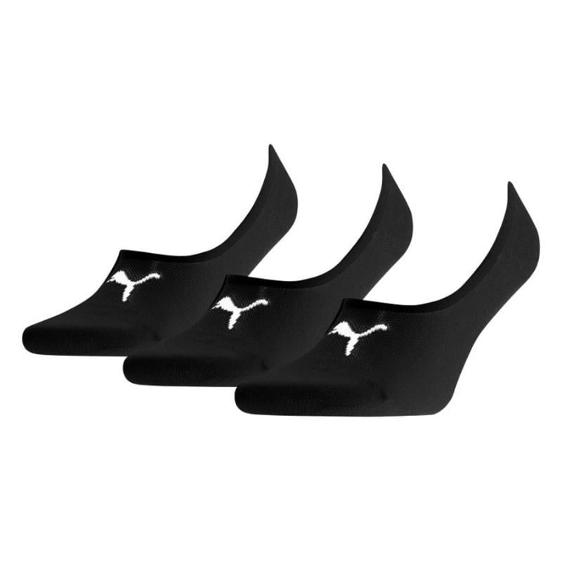 Puma Footie Mid Cut Socks Black 3 pairs