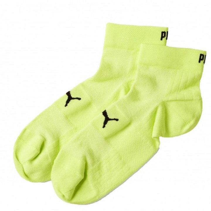Puma Quarter Yellow Socks 2 pairs