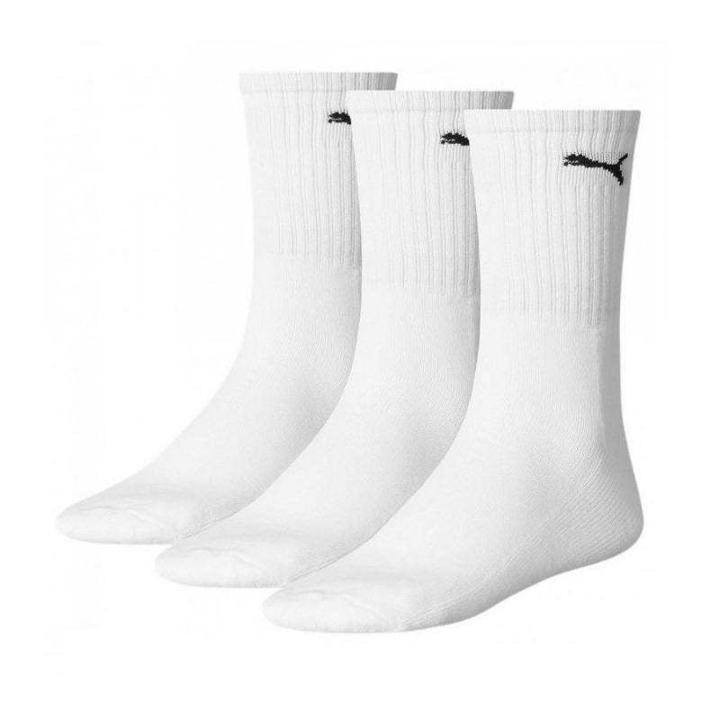 Puma Regular Crew Socks White 3 pairs