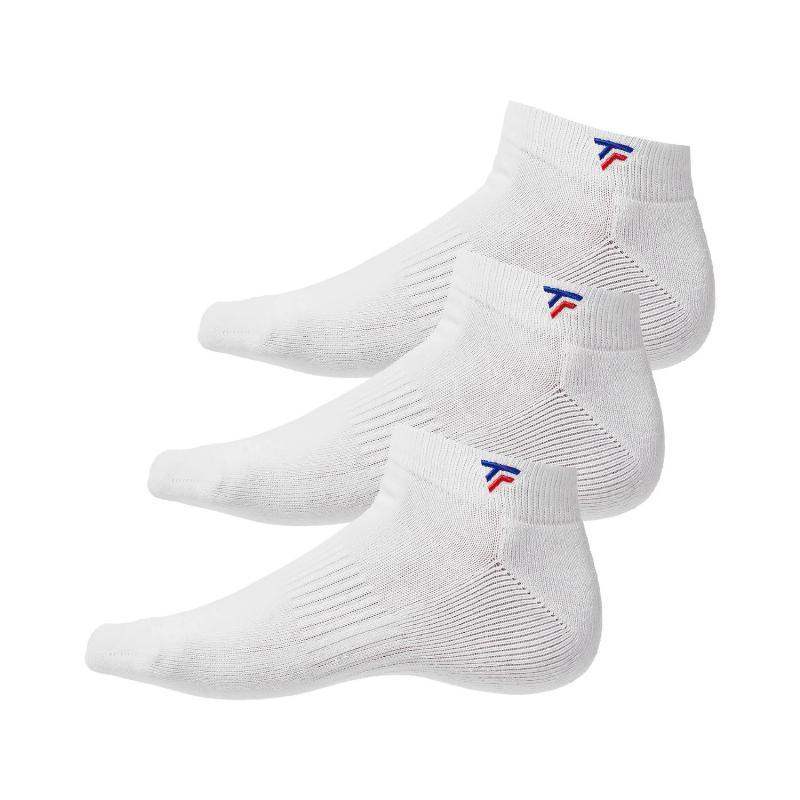 Tecnifibre Low Cut White Socks 3 Units