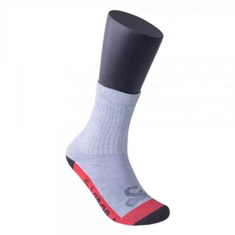 Meias Vibora Half Grey Multicolor Cinzento Vermelho 1 Par