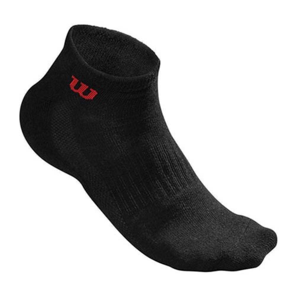 Wilson Quarter Black Socks 3 Pairs