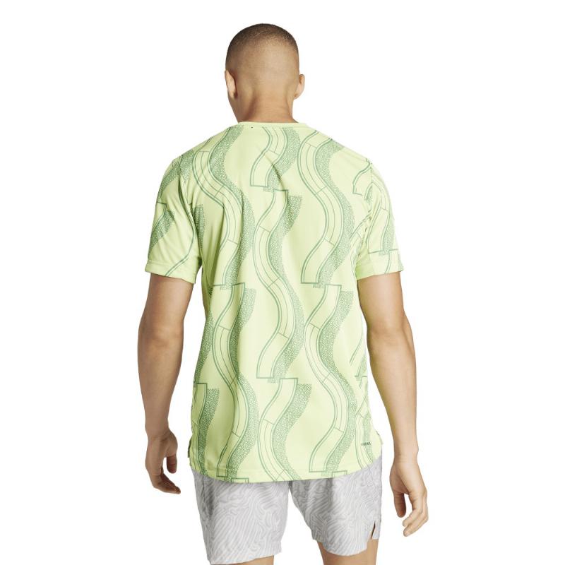 Adidas Club Graphic T-shirt Lime Green