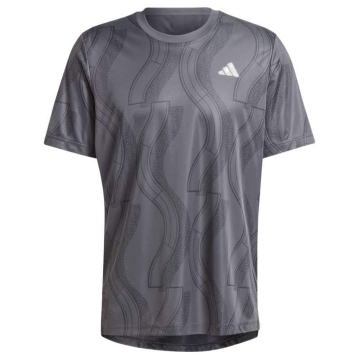 Camiseta Adidas Club Graphic preto carbono