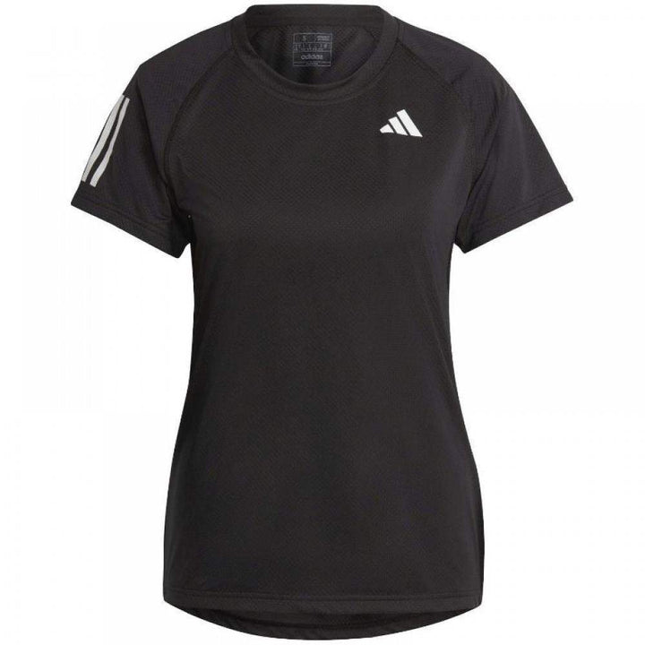 Camiseta feminina Adidas Club preta branca