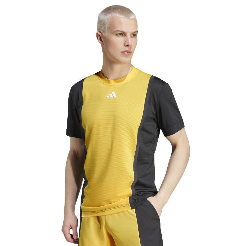 Adidas Freelift Pro Yellow Black T-shirt
