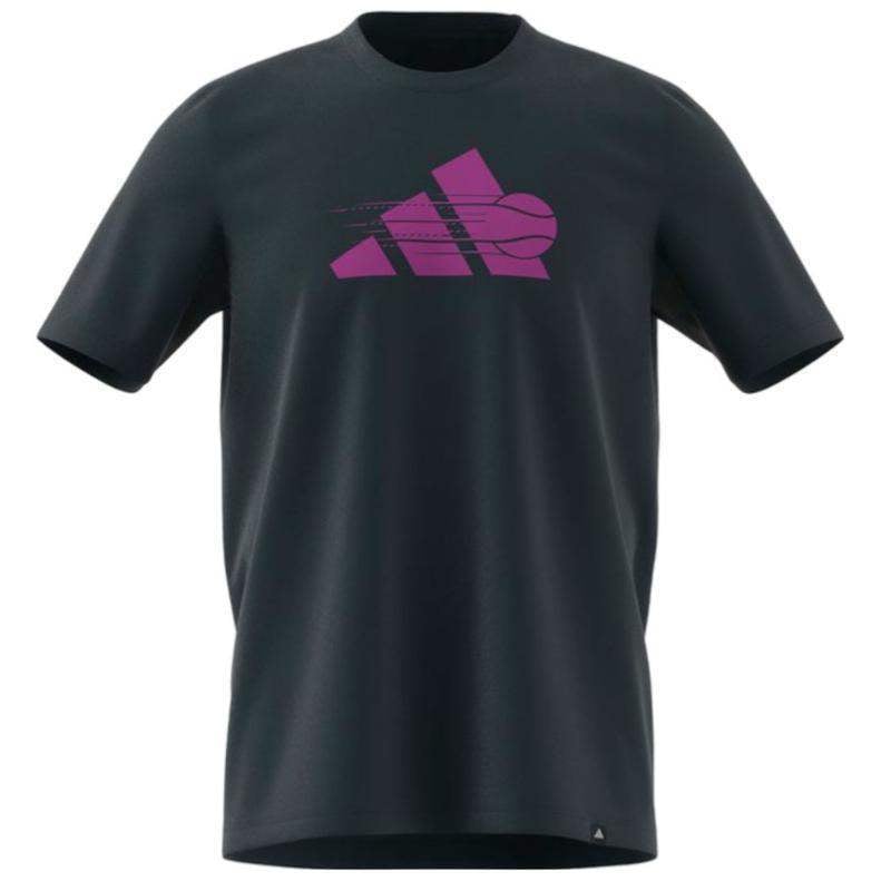 Camiseta Adidas Gráfica Azul Aurora