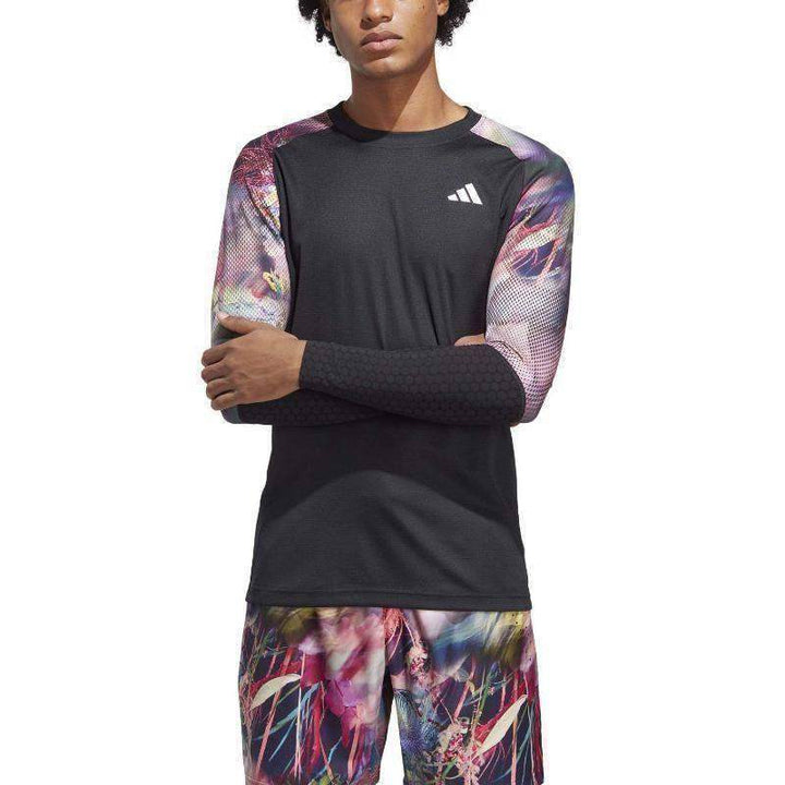 Camisola Adidas Melbourne manga comprida multicolorido preto