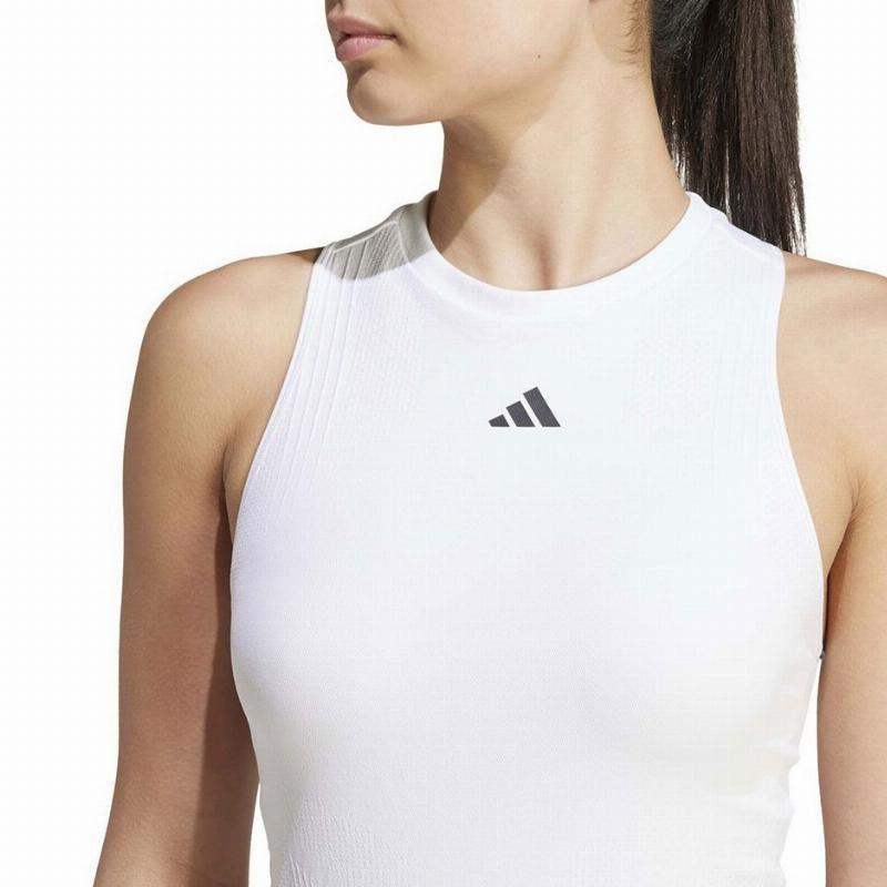 Adidas Pro White Women's T-Shirt